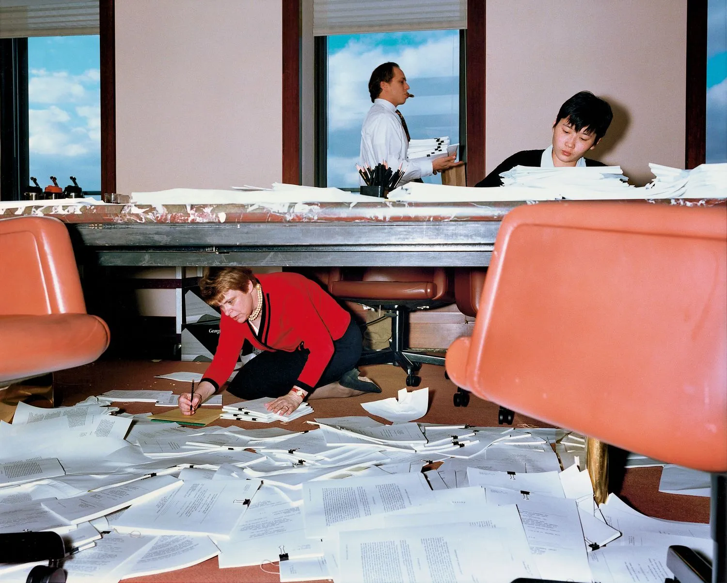 Lars Tunbjörk's Iconic Series Captures the Unbearable Tedium of Office Culture