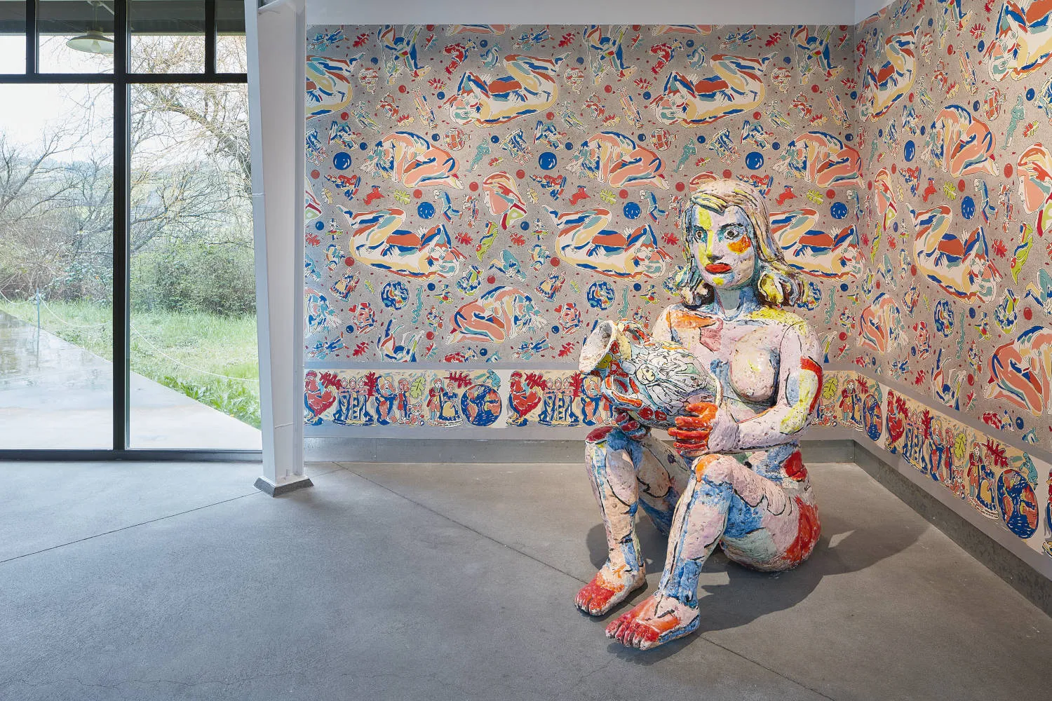Installation view of Viola Frey: Center Stage at di Rosa Center for Contemporary Art, Napa, 2019.
