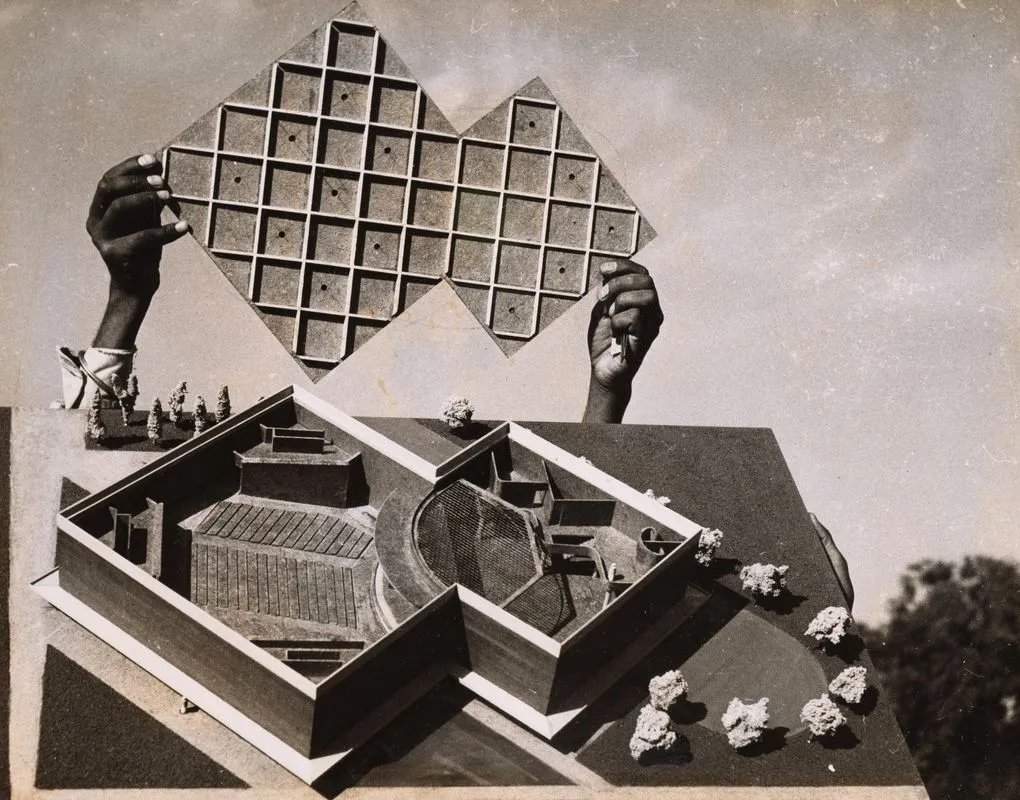 Aditya Prakash, photo album of architectural projects, people, landscapes, and Aditya Prakash, circa 1960s-2000s © Aditya Prakash fonds, Canadian Centre for Architecture. Gift of Vikramaditya Prakash