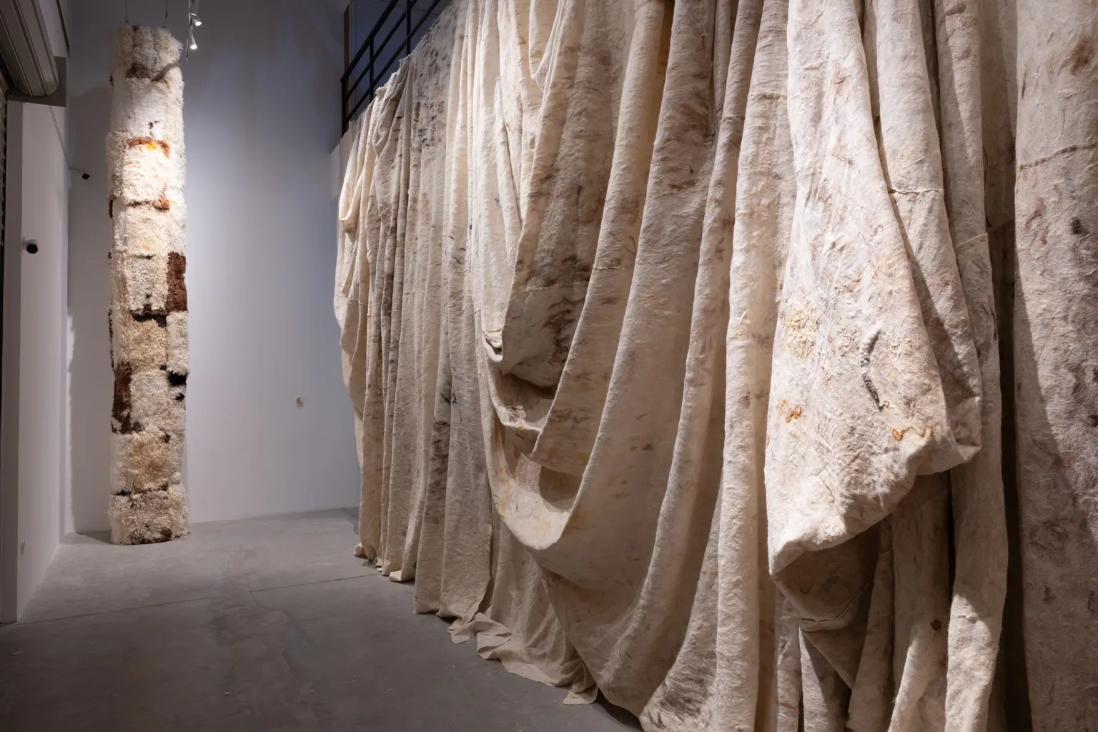 Adrian Pepe, A Shroud is a Cloth, 2025. Exhibition View. NIKA Project Space Dubai. Courtesy of NIKA Project Space