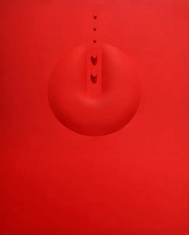 Agostino Bonalumi, Rosso, 1965-1971