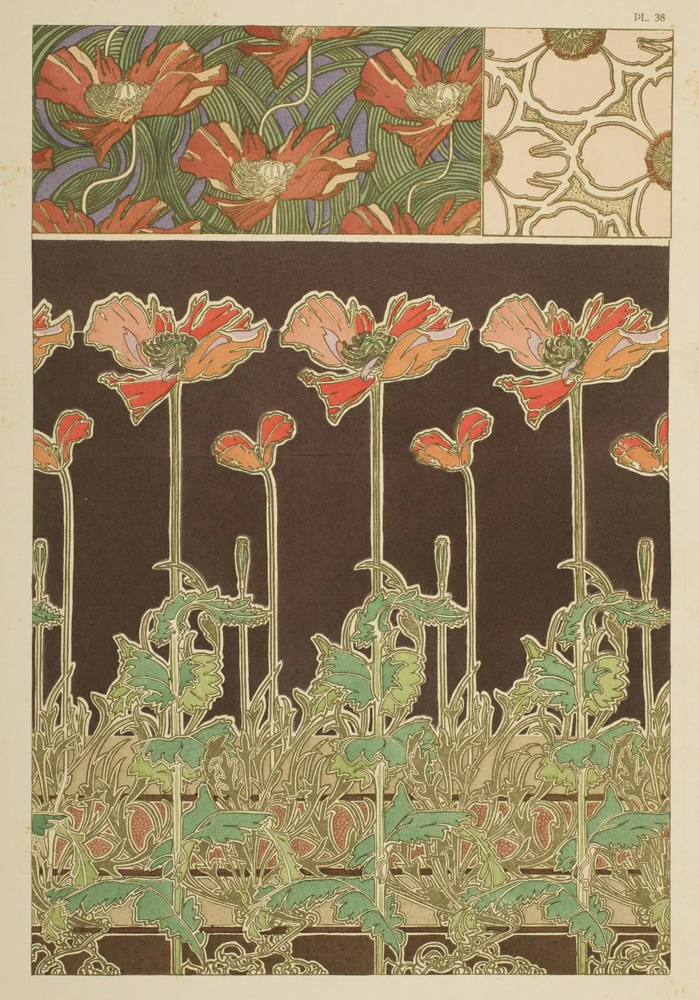 Alphonse Mucha, Plate 38 from Documents Décoratifs Portfolio, 1902