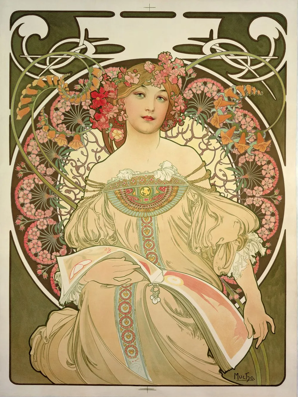 Alphonse Mucha, Rêverie, 1898