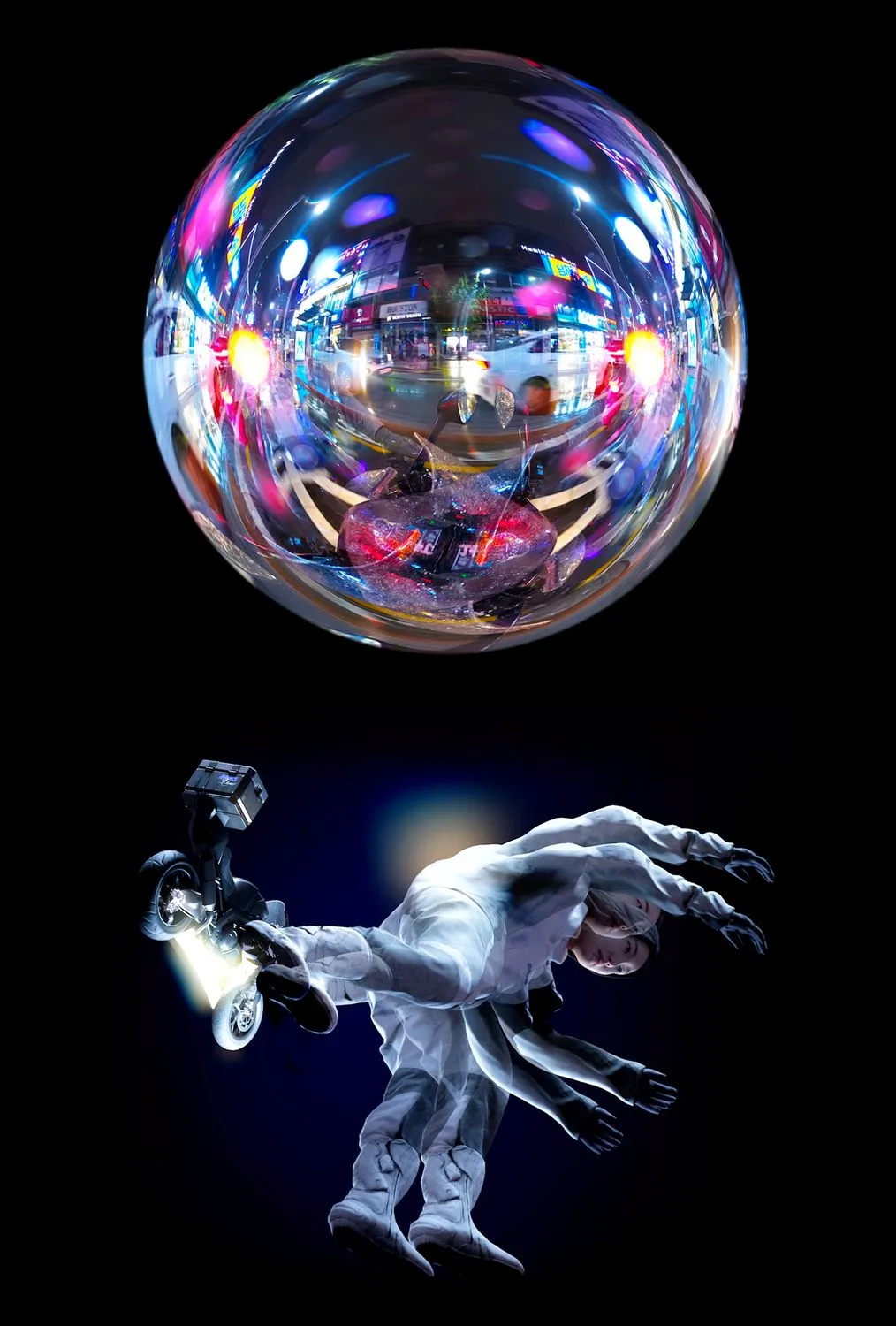 Ayoung Kim, Delivery Dancer's Sphere, 2022, still