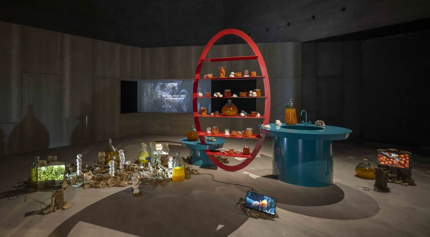 Mirna Bamieh, Bitter Things: In the name of an orange. Multimedia installation, 2024