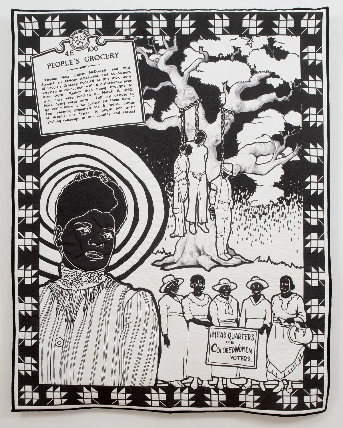 Carolyn Mazloomi, Ida B Wells: A Crusader for Justice, 2024