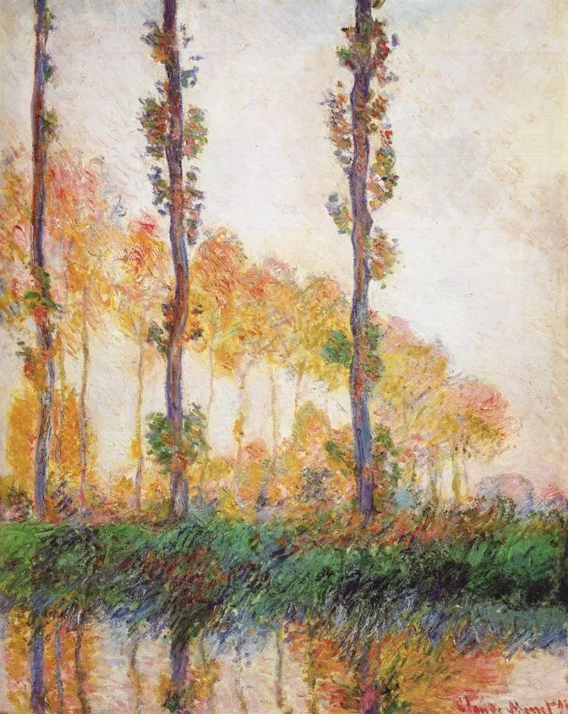 Claude Monet, Poplars (Autumn), 1891