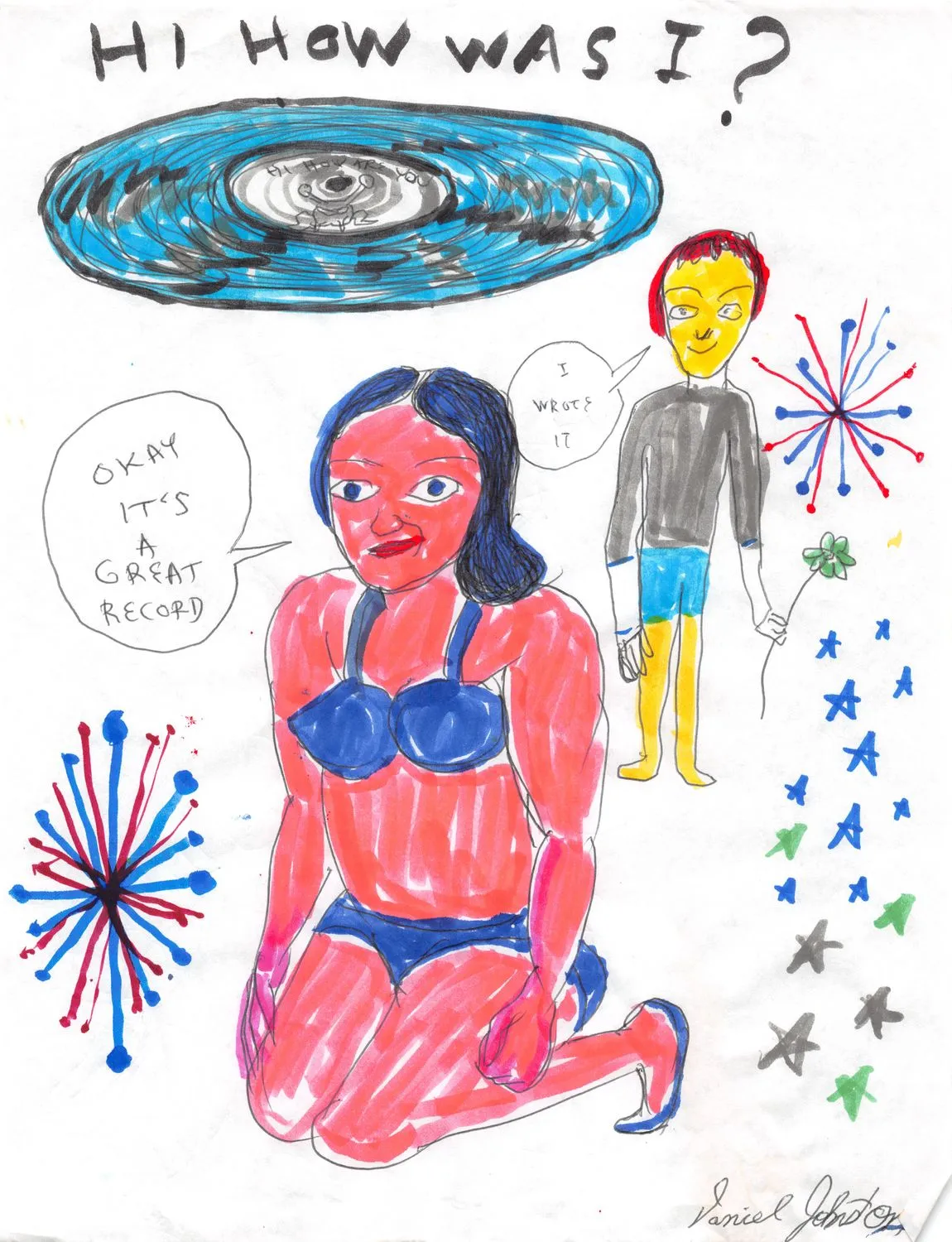 Daniel Johnston, Hi How Was I?, 2006. © The Daniel Johnston Trust