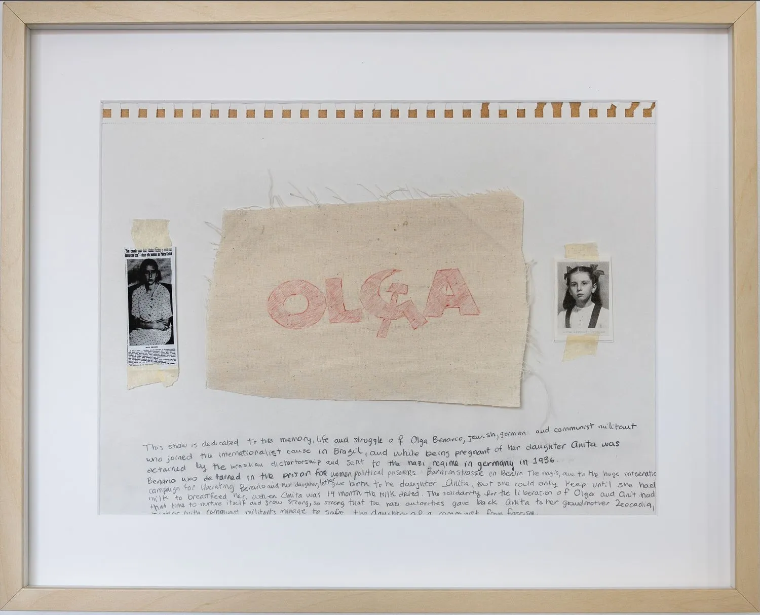 Daniela Ortiz, The Children of the Communists (Study - Olga Benario), 2023