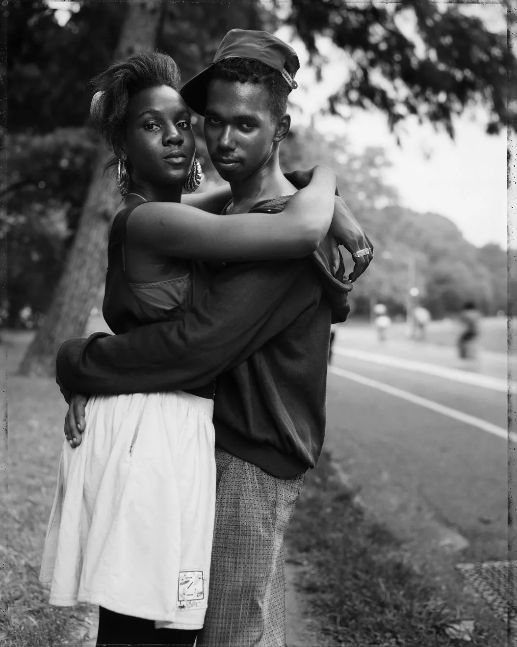 Dawoud Bey, A Couple in Prospect Park, Brooklyn, NY, from the series Street Portraits, 1990. Pigment print. Courtesy of the artist and Stephen Daiter Gallery, Chicago