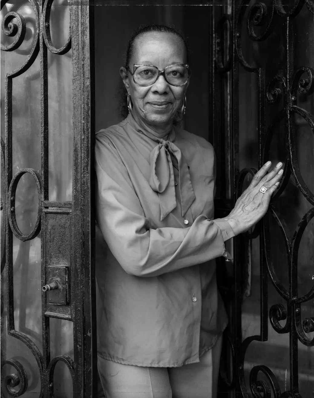 Dawoud Bey, Mrs. Bracey, Brooklyn, NY, from the series Street Portraits, 1988.