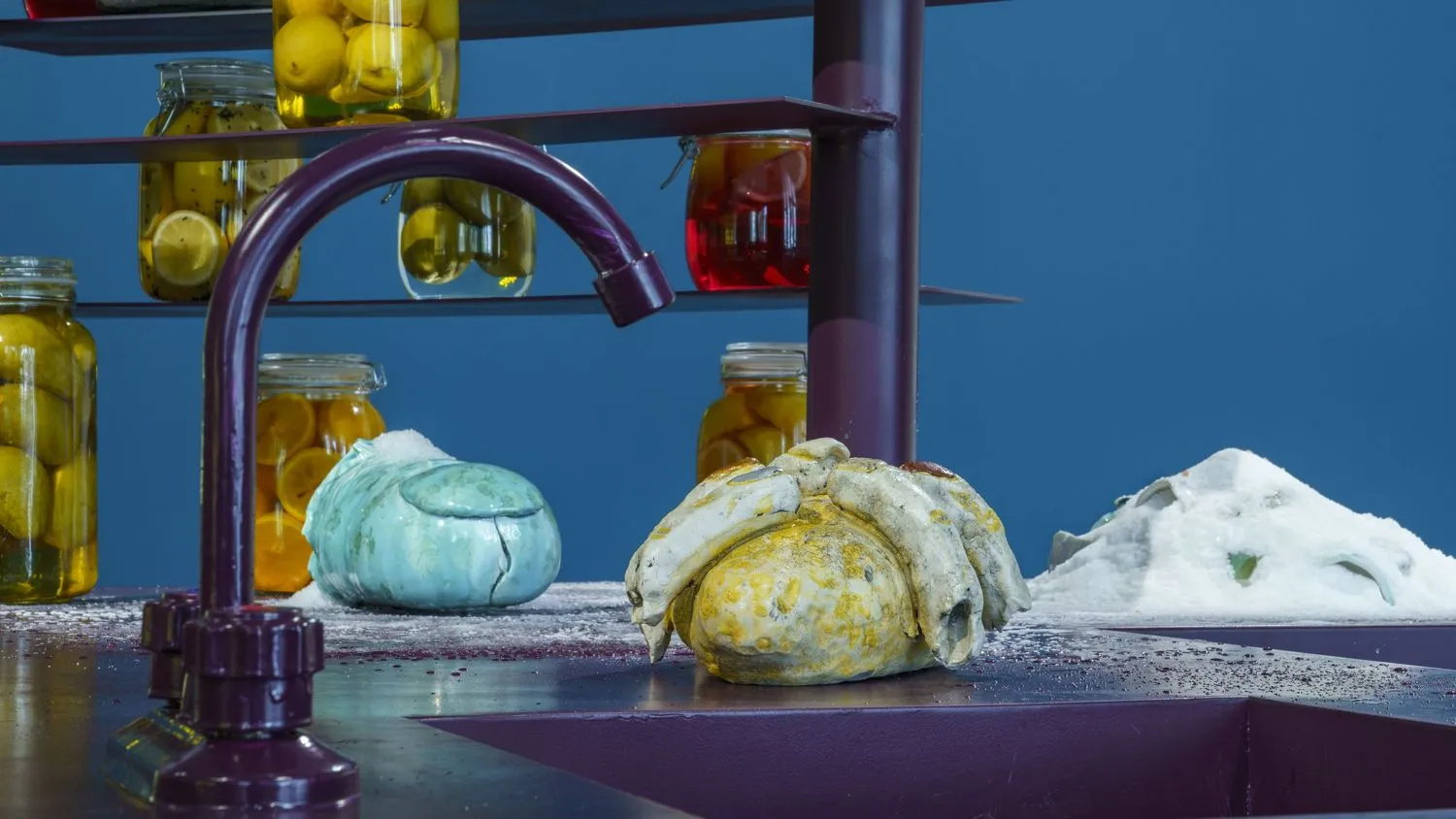 Detail View: Mirna Bamieh, Sour Things: The Kitchen, 2023