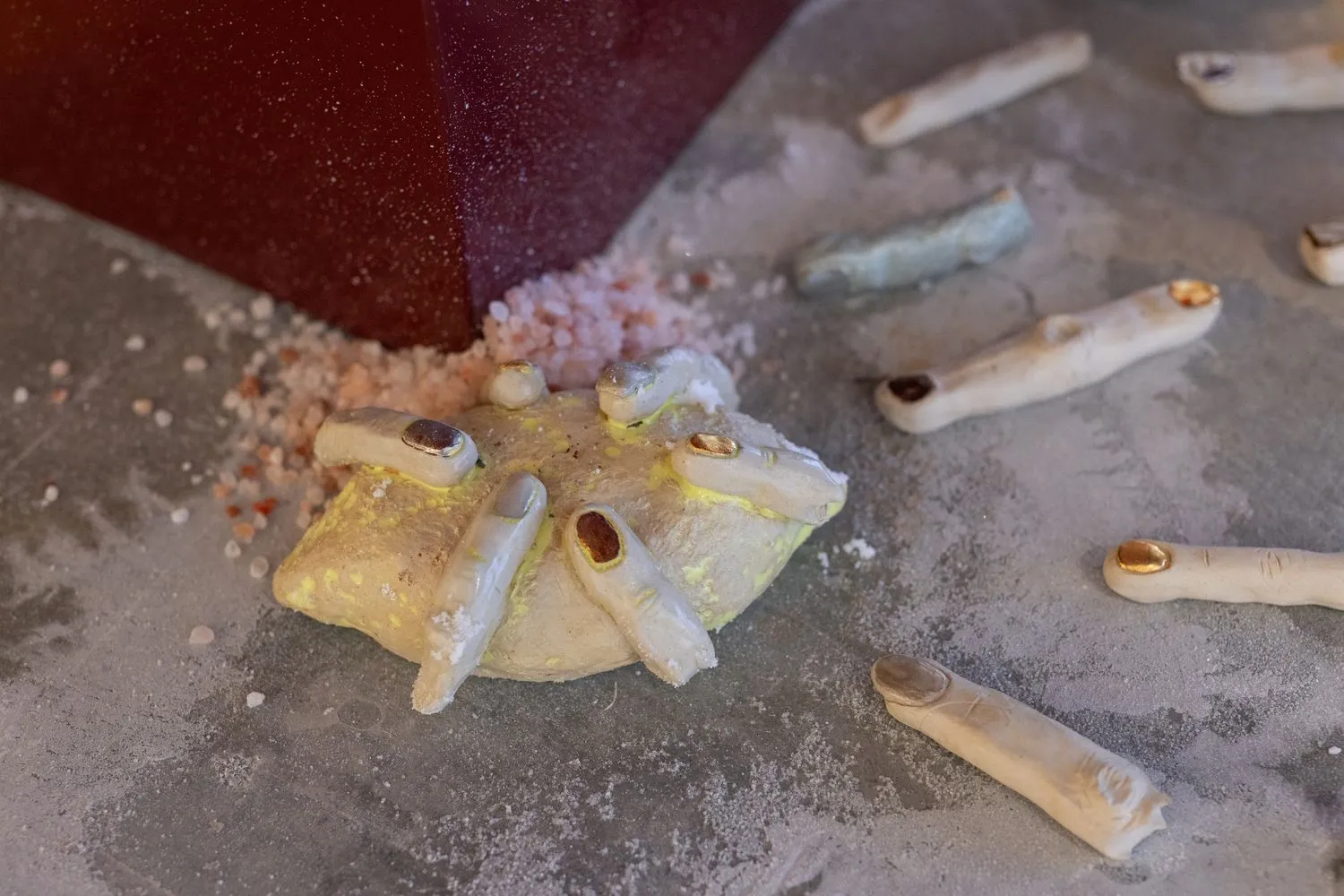 Detail View: Mirna Bamieh, Sour When You Are Sour, 2022