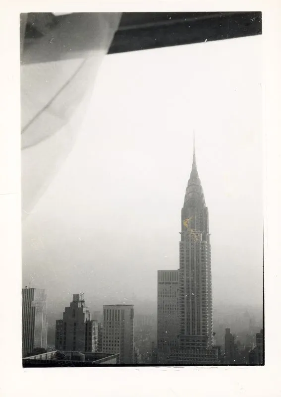 Georgia O'Keeffe, Chrysler Building from the Window of the Waldorf Astoria, New York, c. 1960