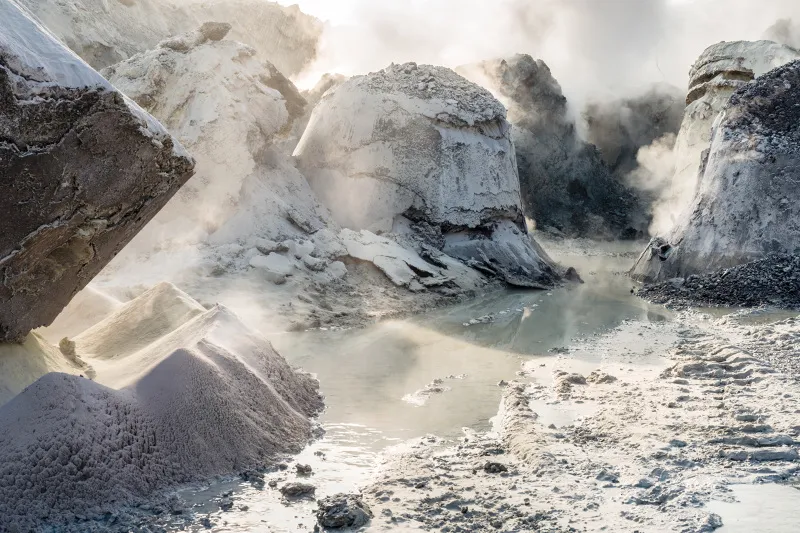 Installation view of the group show The Base, the Columns, and the Firmament at MAC, Museo de Arte Contemporáneo in Santiago de Chile, Quinta Normal (24 November 2017 – January 2018)