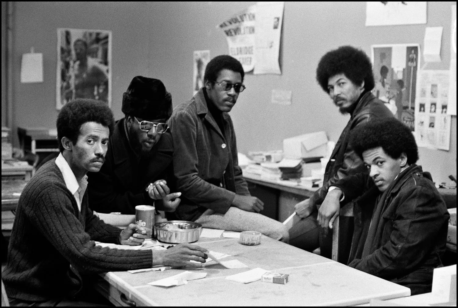 Gordon Parks, Black Panther Members at Chapter Headquarters in San,1969