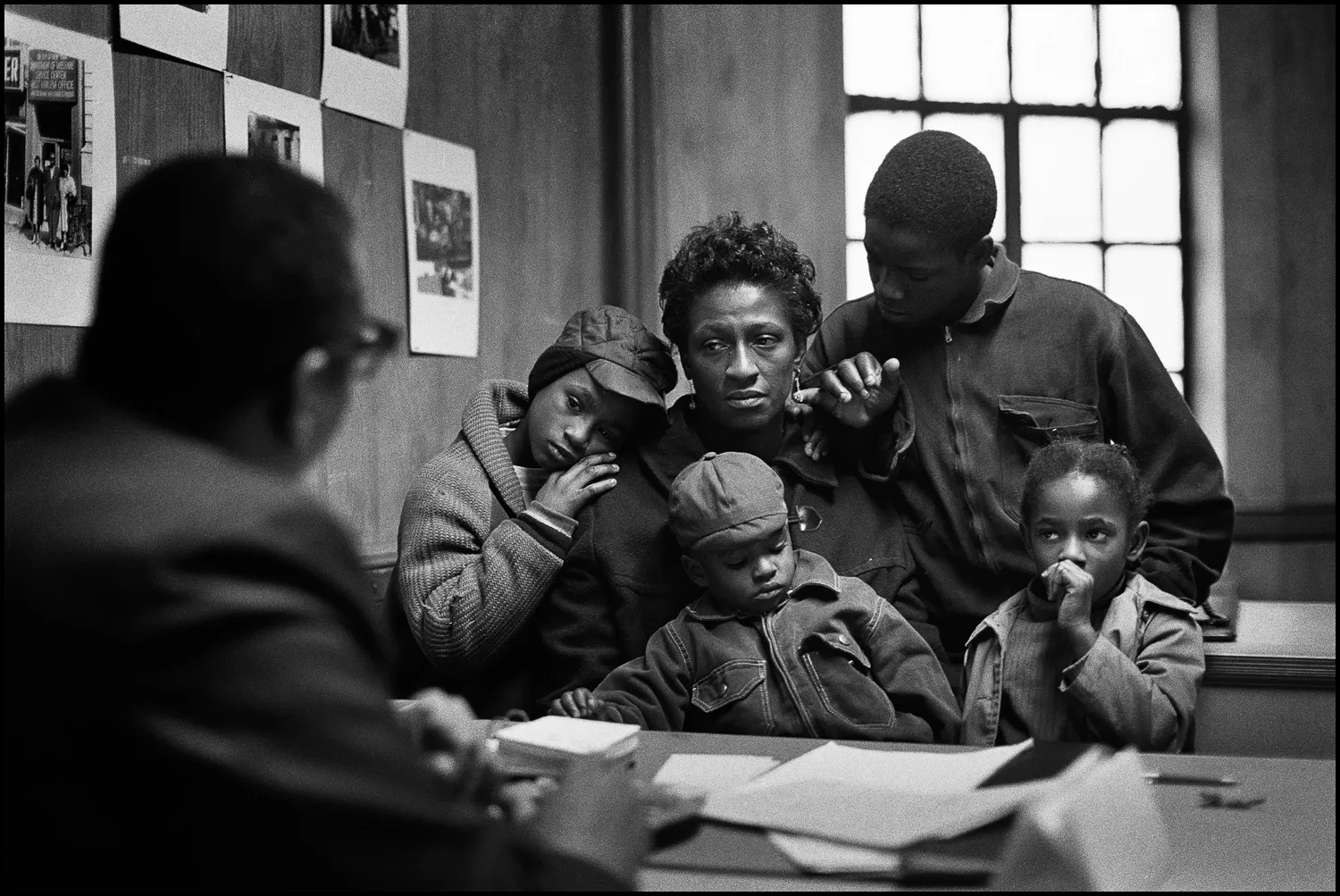 Gordon Parks, The Welfare office, The Fontanelle Family, Harlem, New York 1968