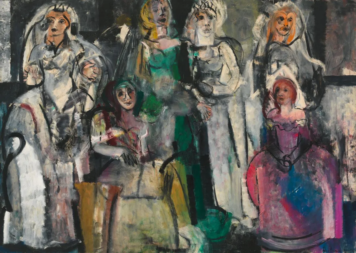 Grace Hartigan, Grand Street Brides, 1954