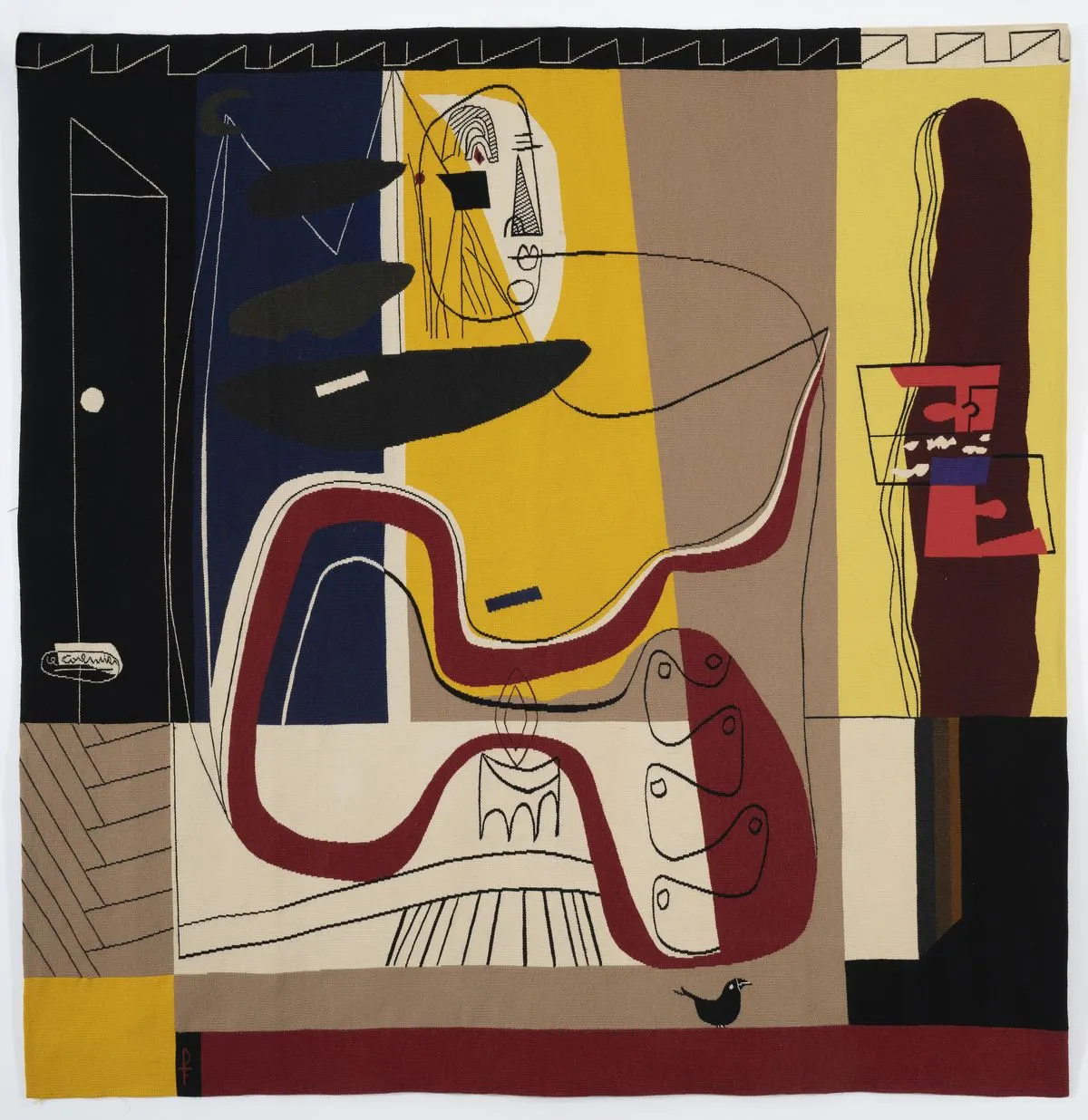 Le Corbusier, The Woman and the Sparrow, 1957