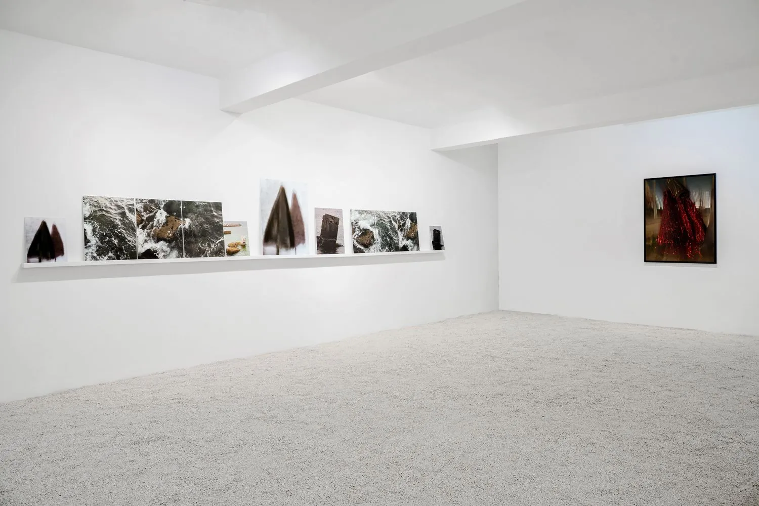 Installation view of Ibrahima Thiam's Yoonou Ndokhe, The Voice of Water at OH GALLERY