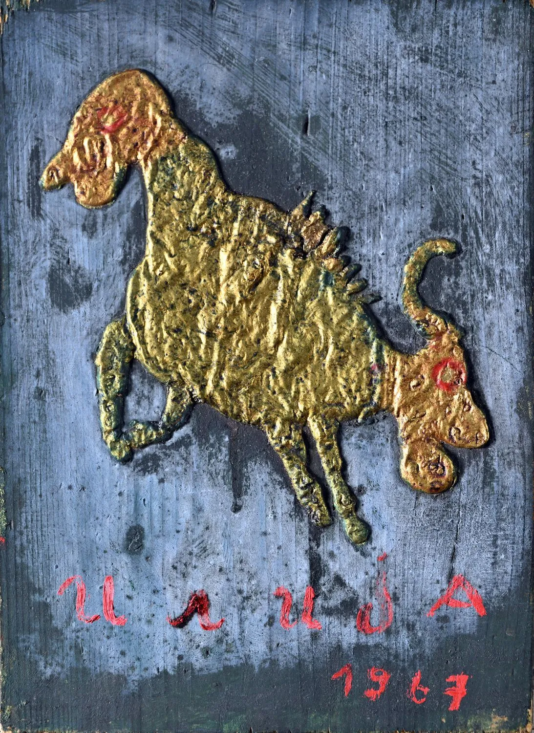Ilija Bosilj, Apocalyptic two-headed animal, 1967