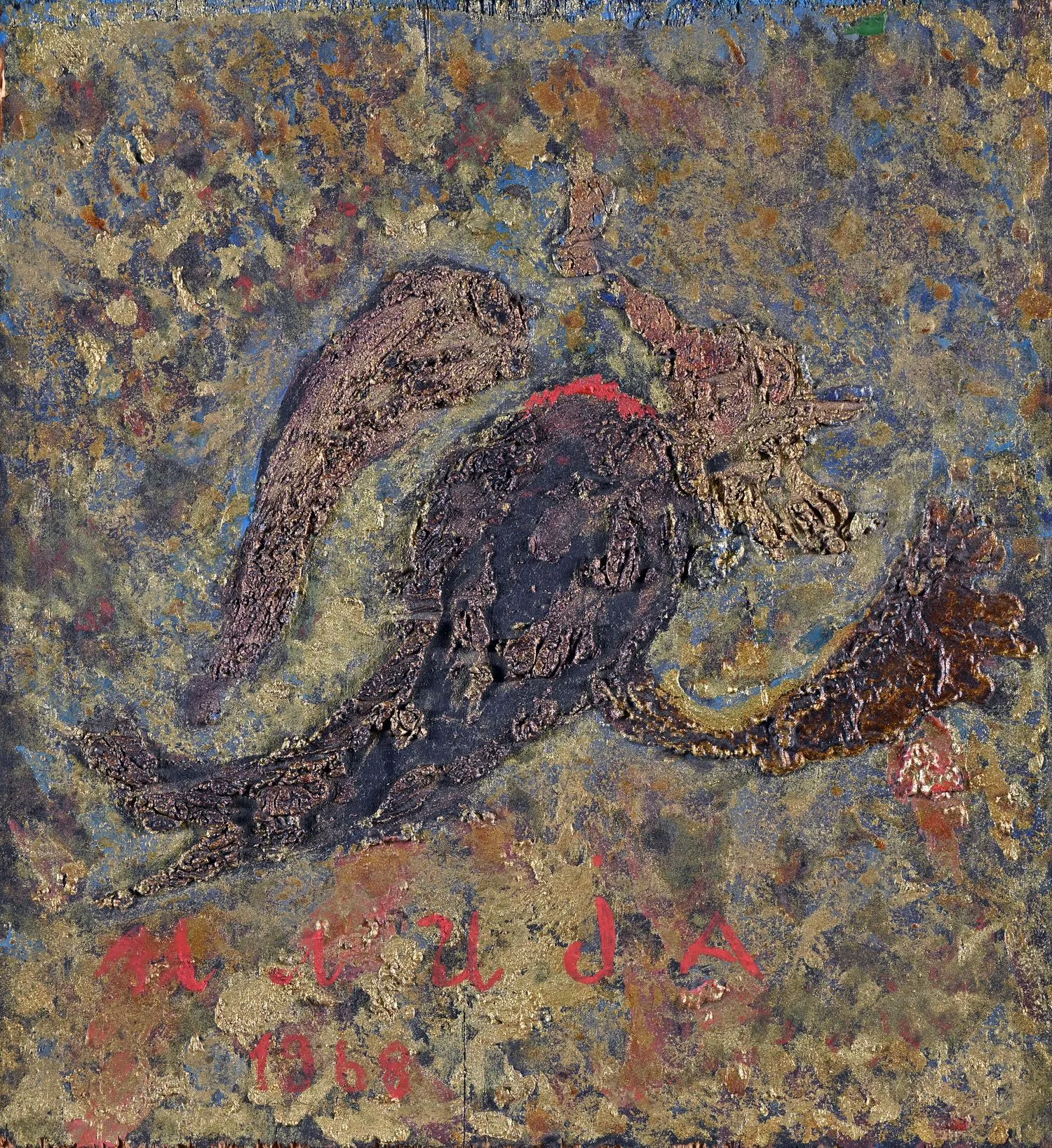 Ilija Bosilj, Flying one with queue, 1968
