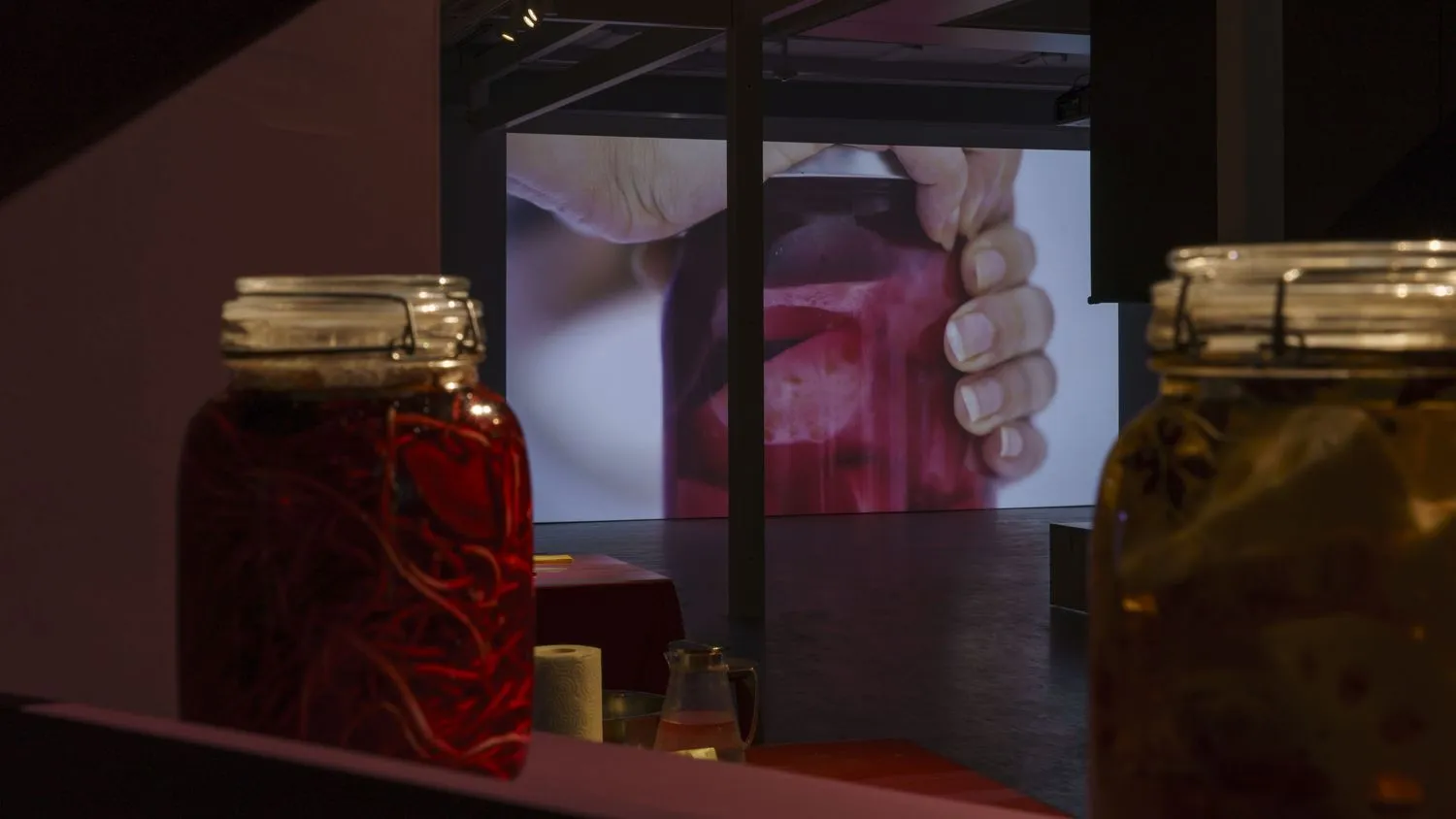 Installation View: Mirna Bamieh, To Jar, 2020.