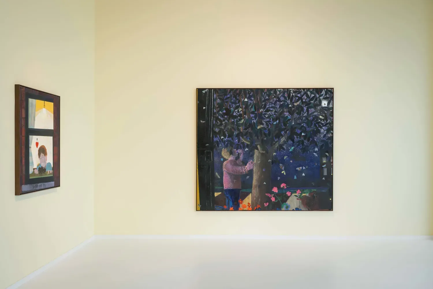 Installation view, Pieter Jennes, Huisje, tuintje, 2025, Gallery Sofie Van de Velde, Antwerp