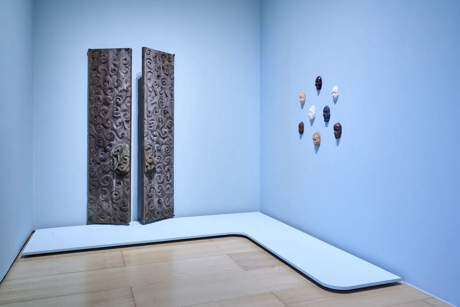 The installation view of Ruth Asawa: Retrospective, the Guggenheim Bilbao, organised with SFMOMA and MoMA