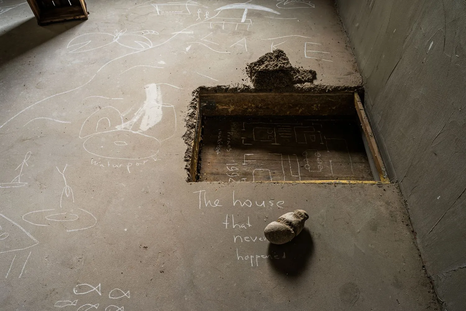 Installation view of Ferma by Gabija Grušaitė