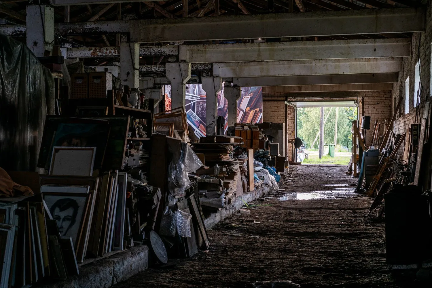 Installation view of Ferma by Gabija Grušaitė. Photo: Jonas Balsevicius