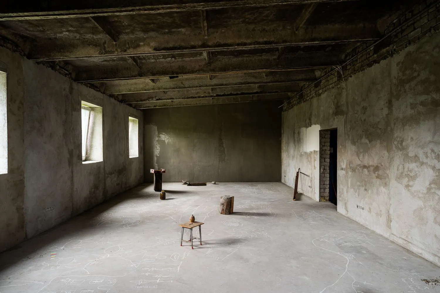 Installation view of Ferma by Gabija Grušaitė. Photo: Jonas Balsevicius