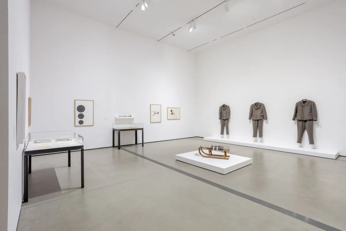 Installation view of Joseph Beuys: In Defense of Nature at The Broad, Los Angeles, November 16, 2024 to March 23, 2025. Photo by Joshua White/JWPictures.com, courtesy of The Broad.