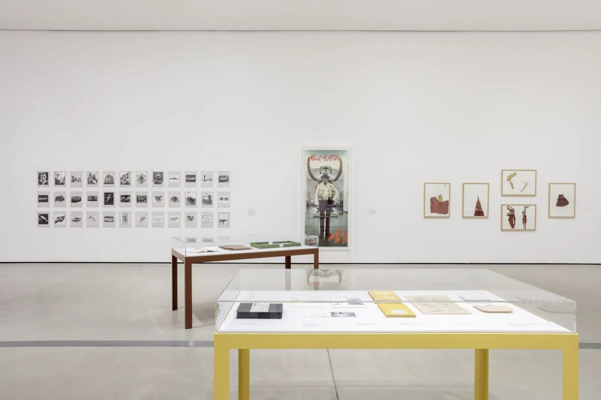 Installation view of Joseph Beuys: In Defense of Nature at The Broad, Los Angeles, November 16, 2024 to March 23, 2025. Photo by Joshua White/JWPictures.com, courtesy of The Broad.