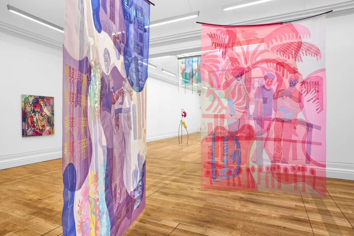 Installation view of Roda Viva by Vanessa da Silva at Mostyn Gallery © Rob Battersby
