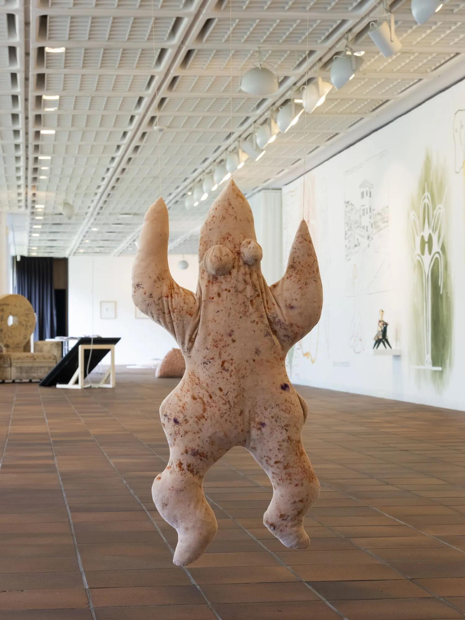 Installation view of Valentina Karga's WELL BEINGS at Kunstmuseum Bochum.