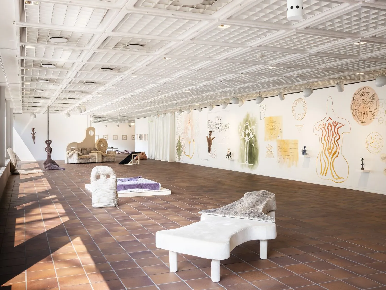Installation view of Valentina Karga's WELL BEINGS at Kunstmuseum Bochum.