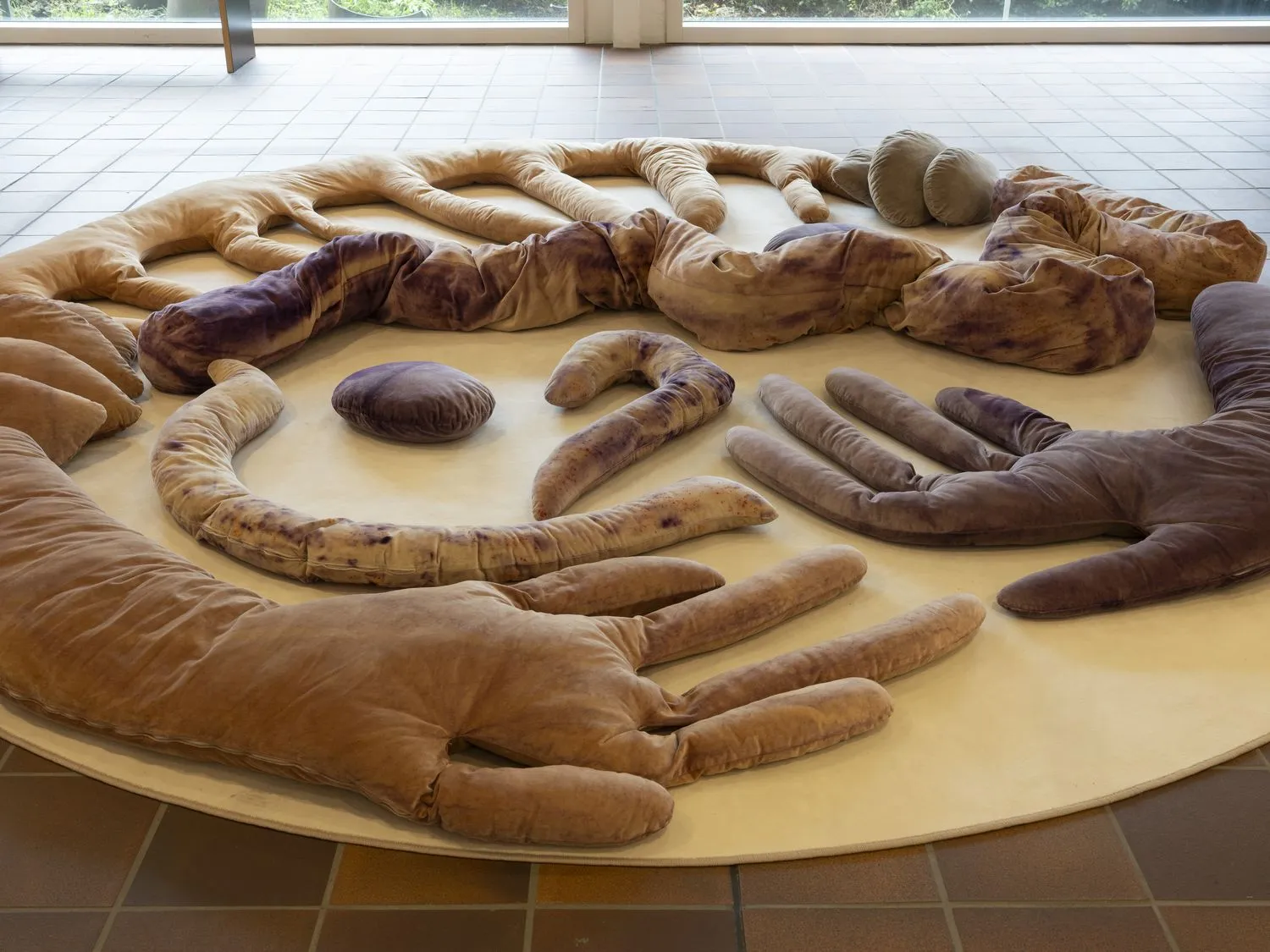 Installation view of Valentina Karga's WELL BEINGS at Kunstmuseum Bochum.