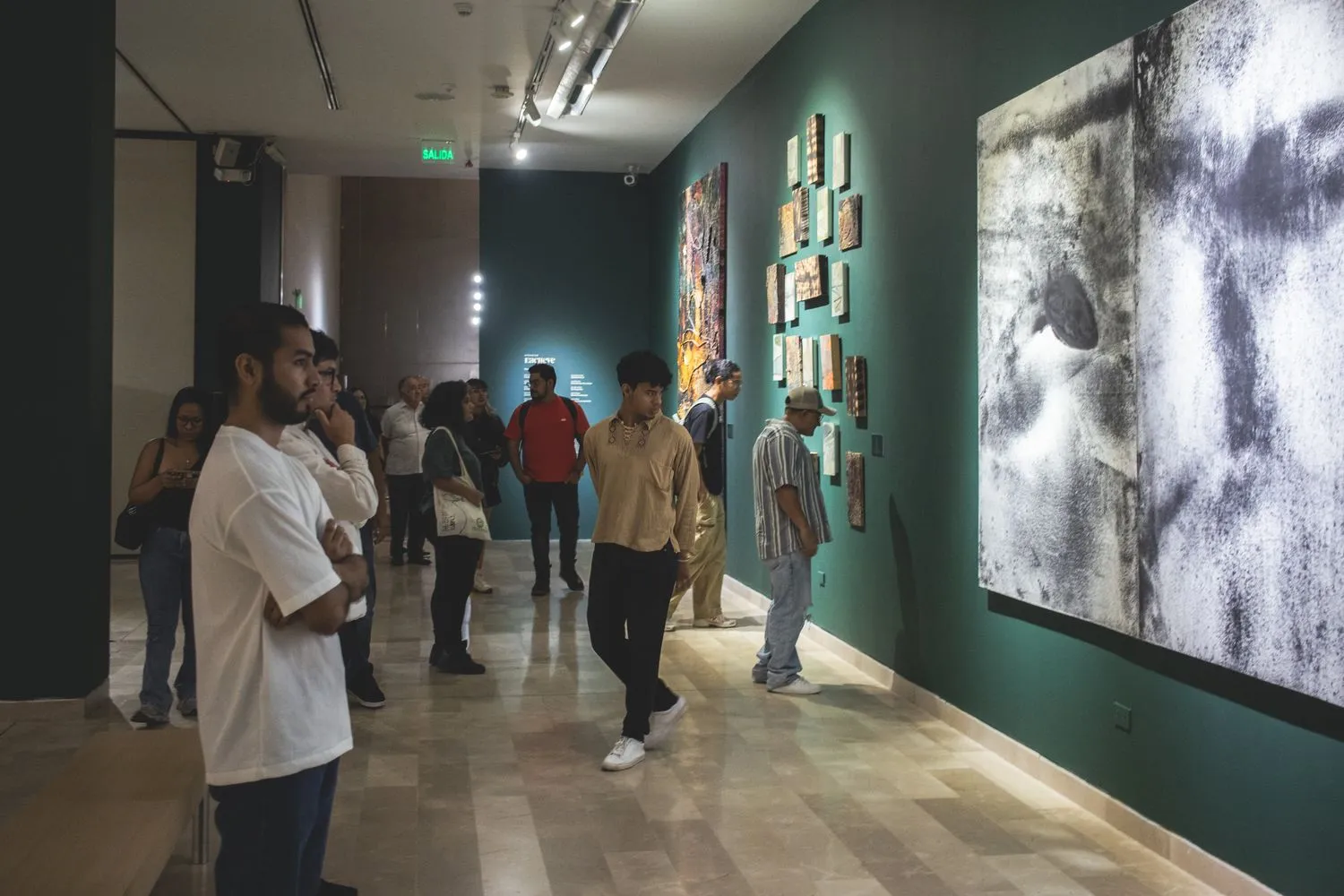 Installation view of 