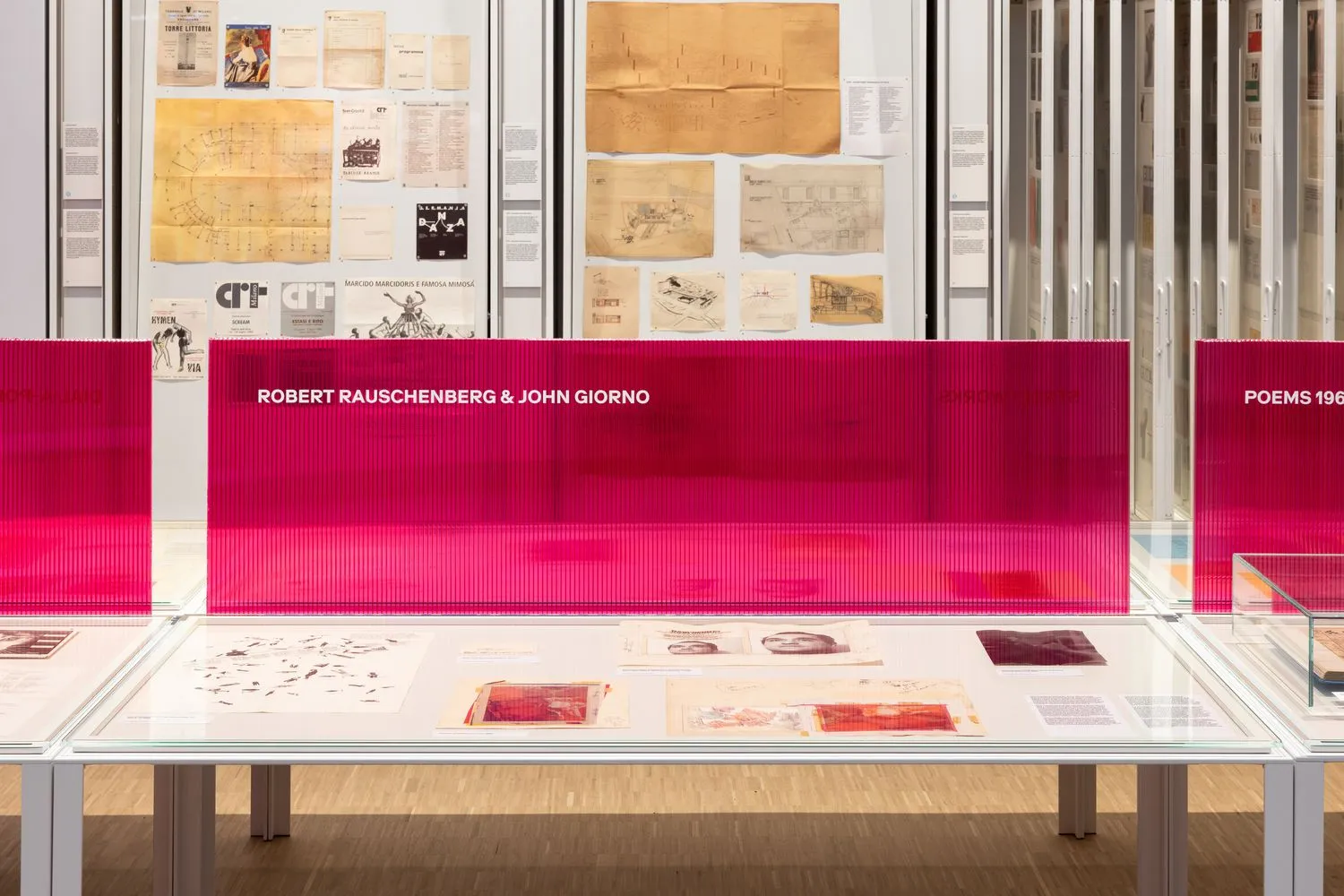 Installation view of the exhibition John Giorno: a labour of LOVE.