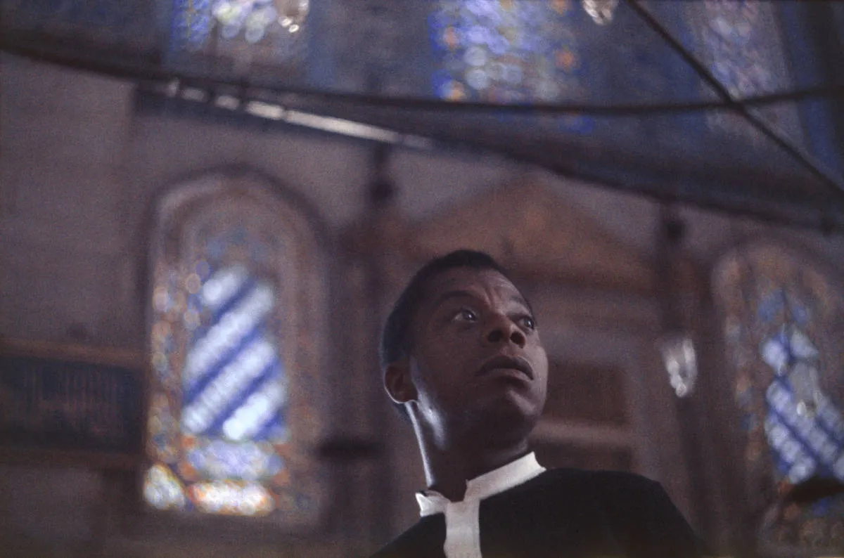 James Baldwin inside the Blue Mosque