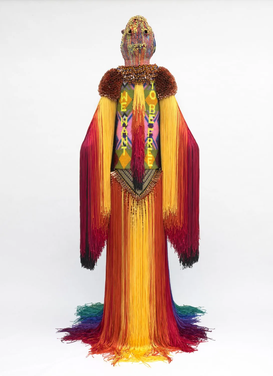 Jeffrey Gibson, WE WANT TO BE FREE, 2024