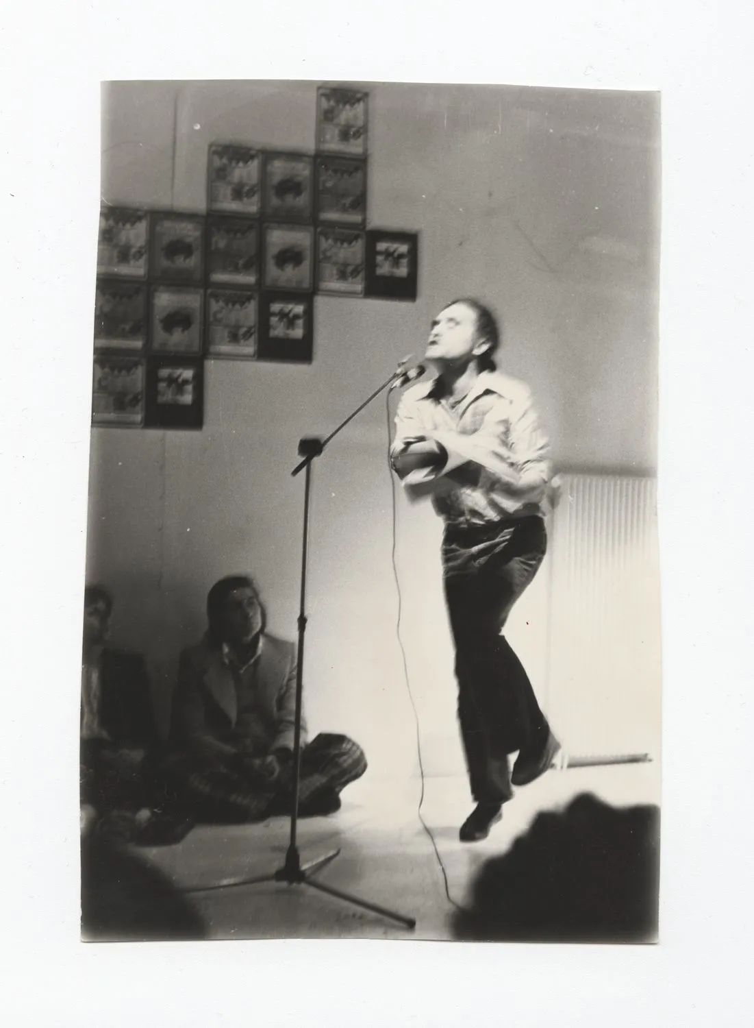 John Giorno reading, Paris, France, 1976