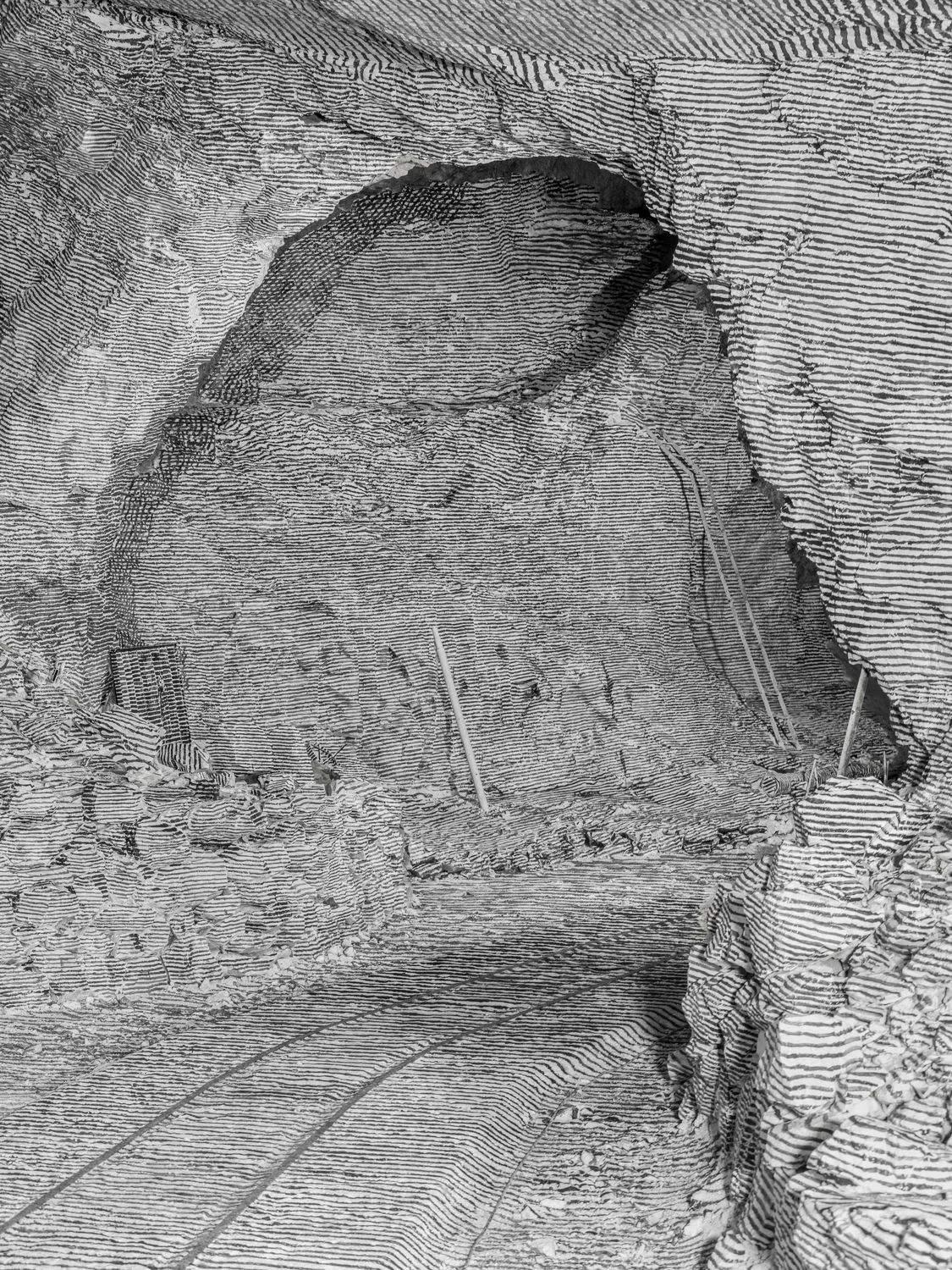 Julius Von Bismarck, Landscape Painting (Mine), 2025. Ph. Nicola Gnesi Studio