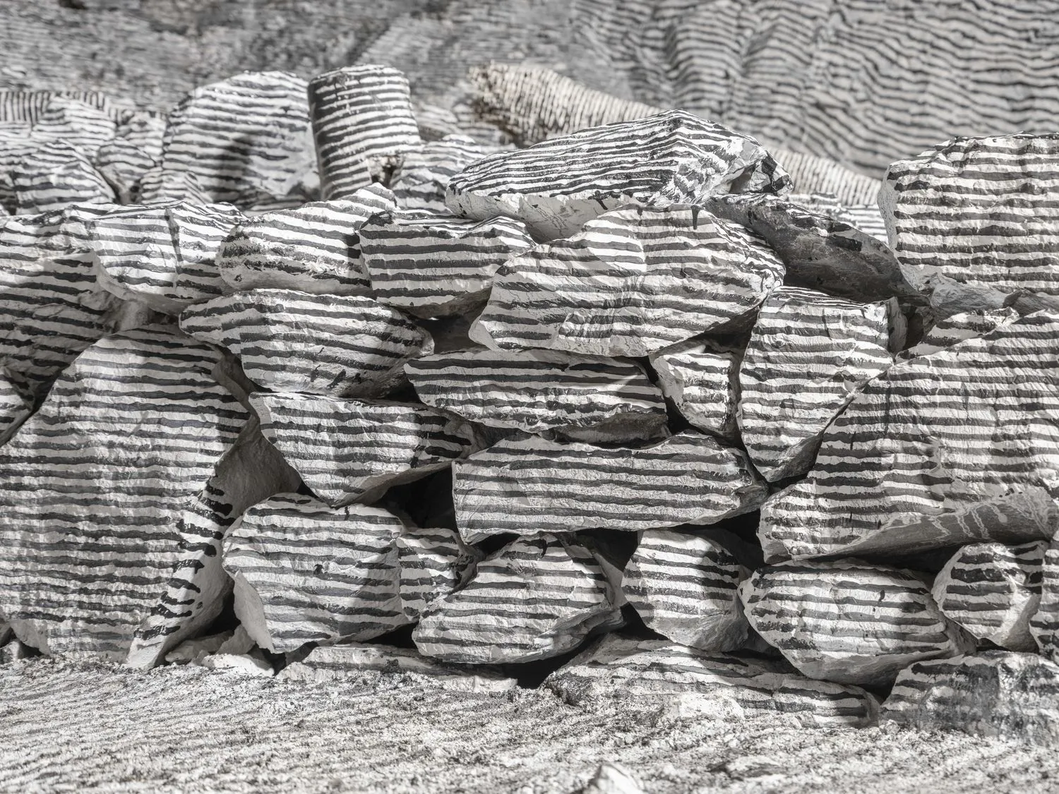 Julius Von Bismarck, Landscape Painting (Mine), 2025. Ph. Nicola Gnesi Studio