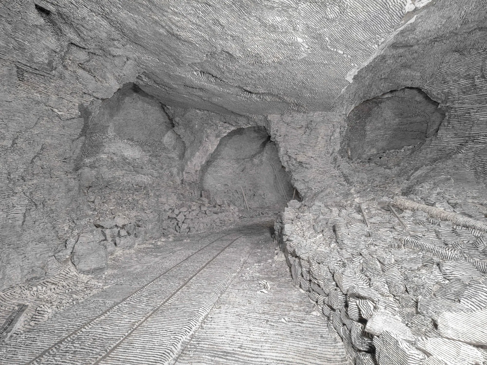 Julius Von Bismarck, Landscape Painting (Mine), 2025. Ph. Nicola Gnesi Studio