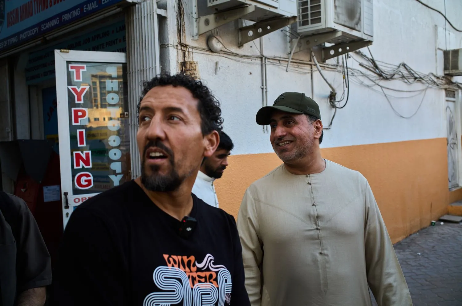 Karim Jabbari and Khalil Abdulwahid in Al Satwa