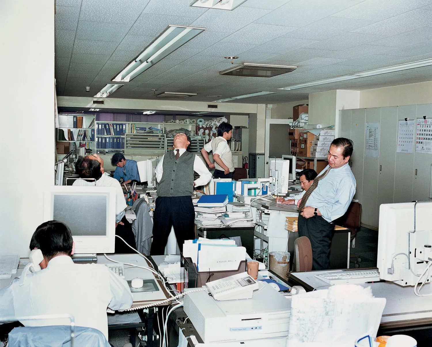 Lars Tunbjörk, Office, 50: Construction company, Tokyo 1999
