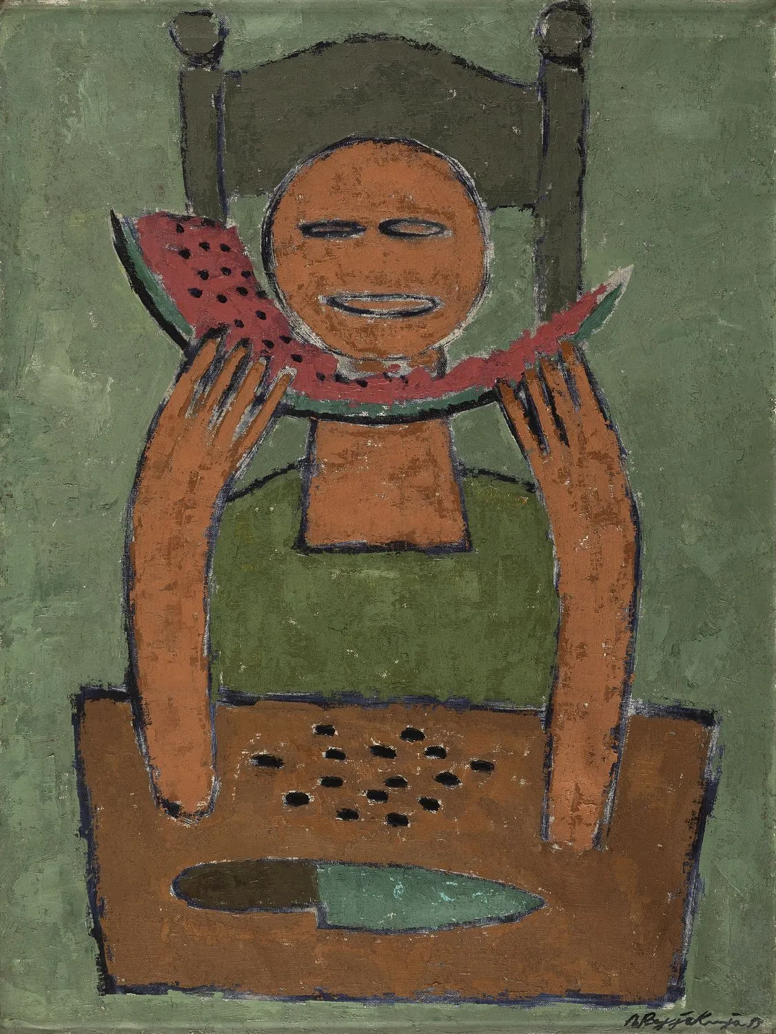Lazar Vujaklija, Watermelon, 1959. The Zepter Museum. Photo- Marko Ercegović
