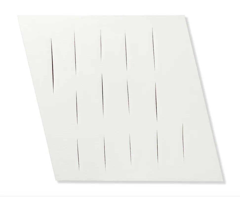 Lucio Fontana, Concetto spaziale, Attese, 1959